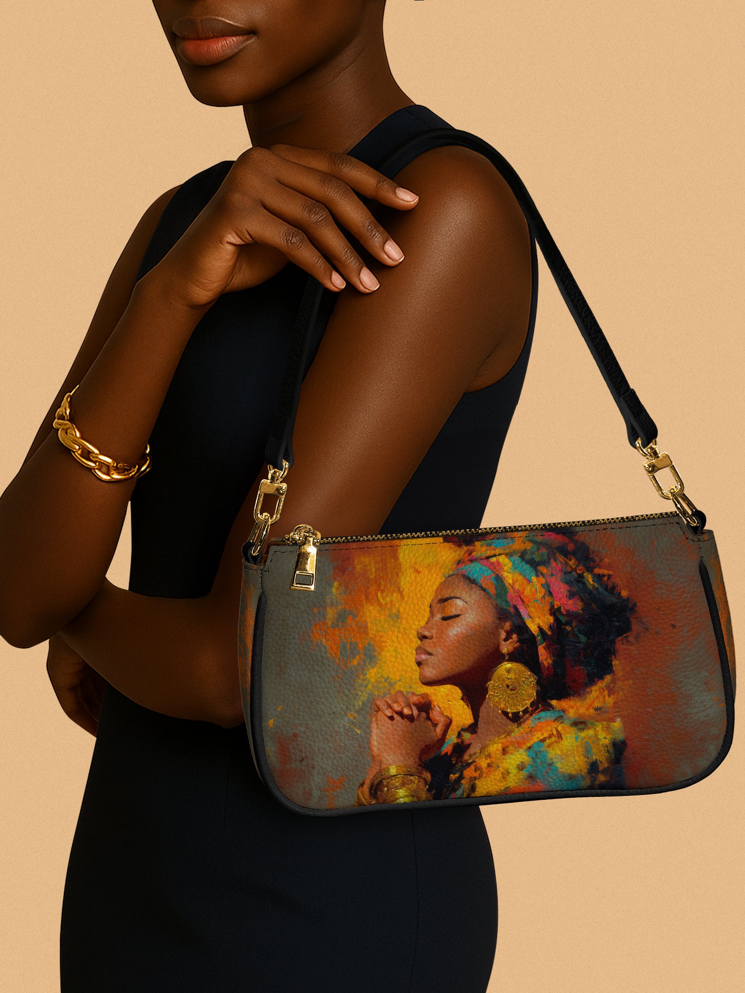 Soulful Prayer Classic Zip Pochette QR0HH094