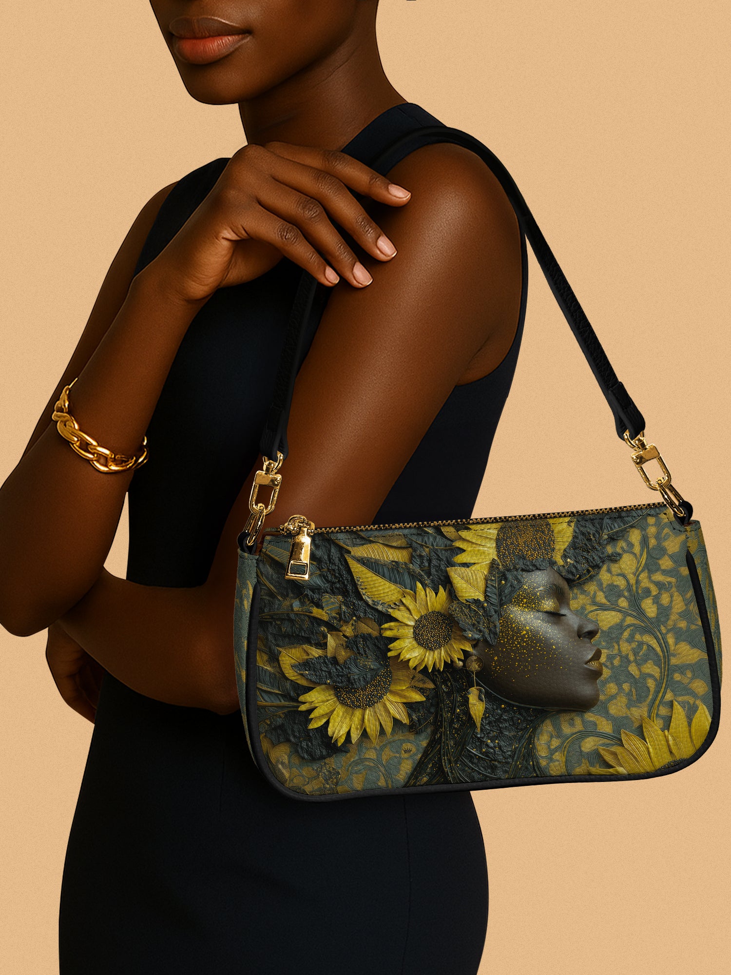 Sunflower Radiance Classic Zip Pochette QR0HH136