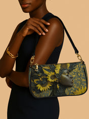 Sunflower Radiance Classic Zip Pochette QR0HH136