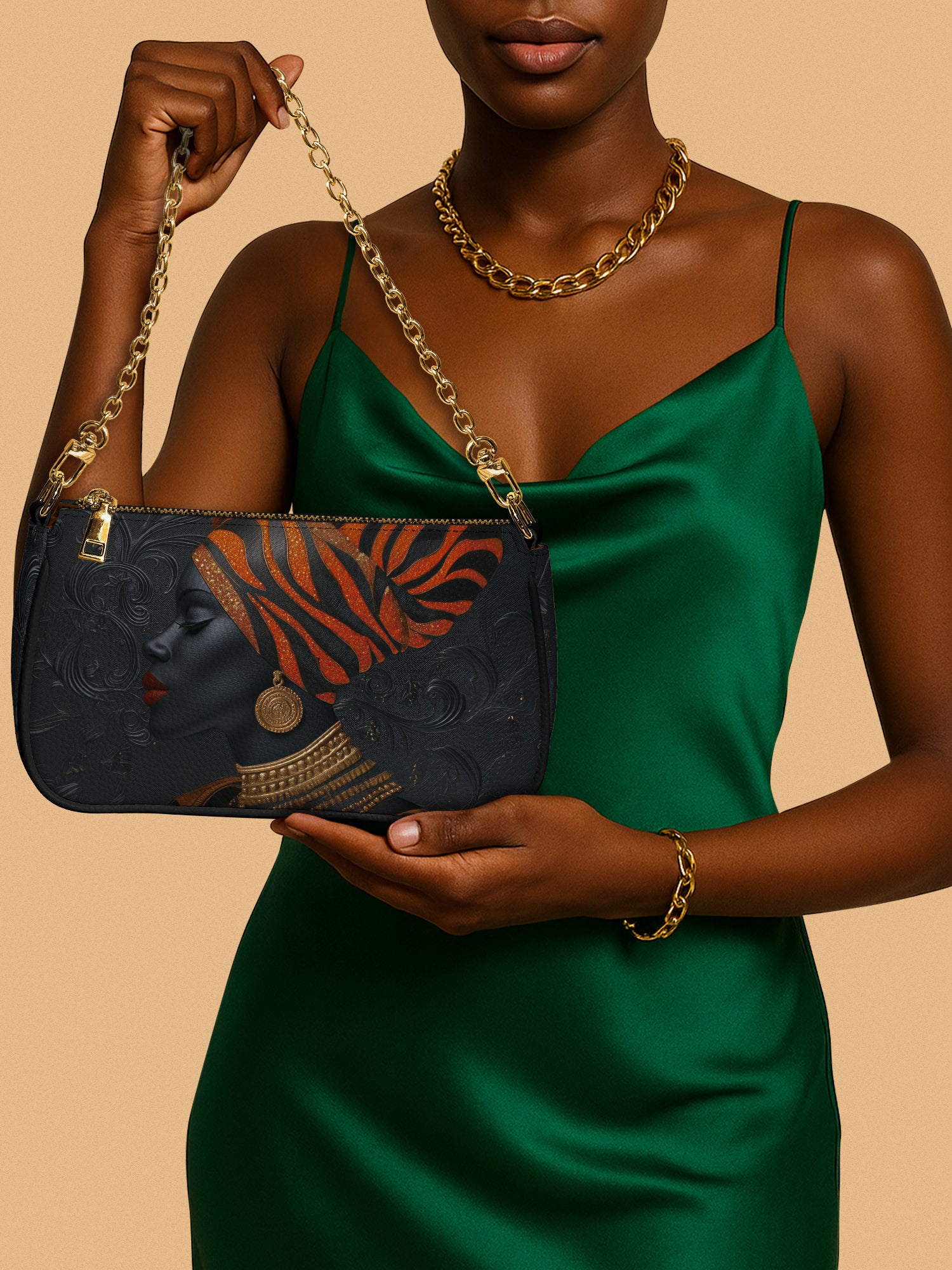Adinkra Essence Classic Zip Pochette QR0XD468