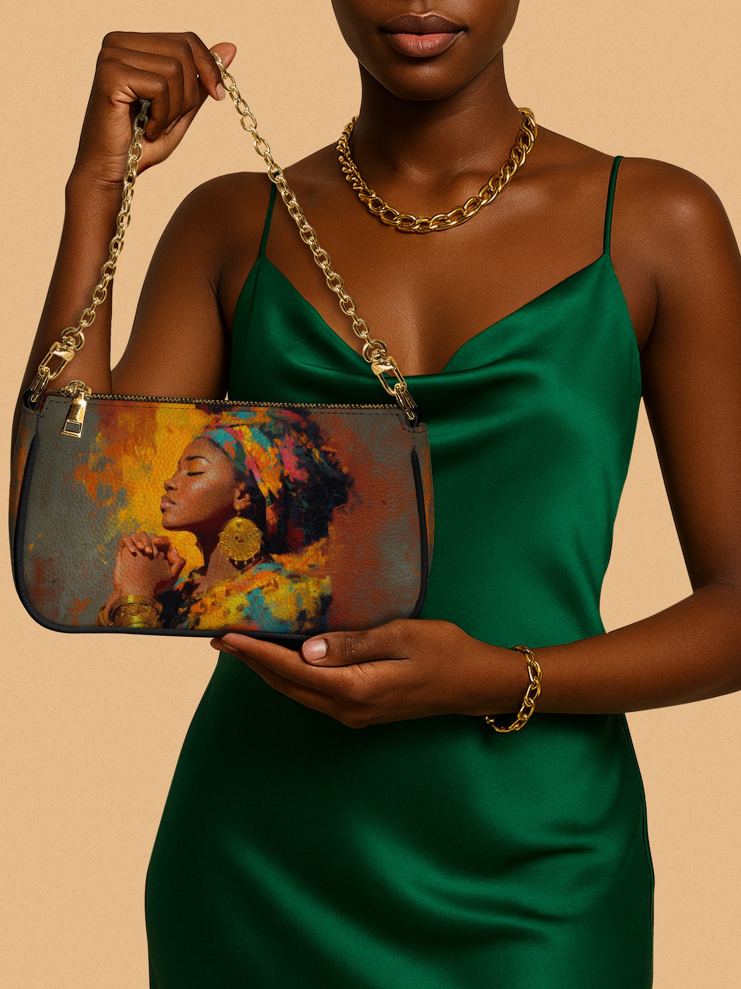Soulful Prayer Classic Zip Pochette QR0HH094