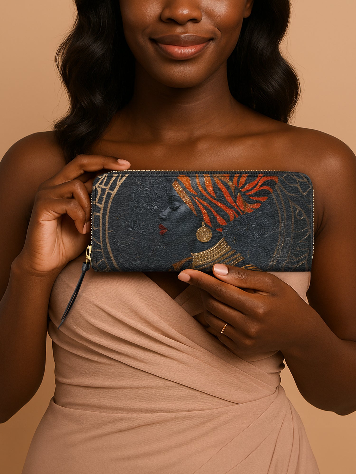 Adinkra Essence Slimline Zippy Wallet QR0XD480