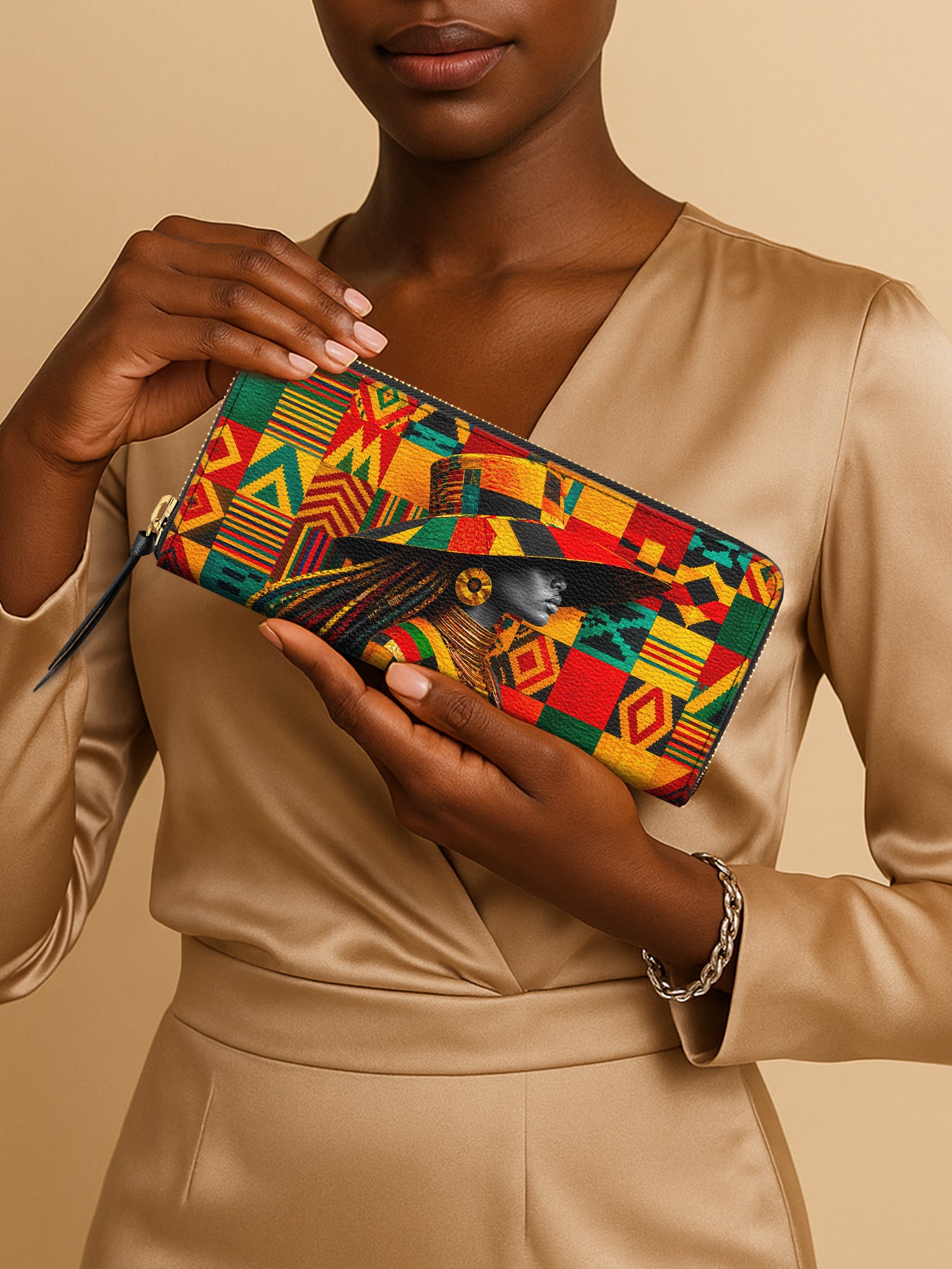 Kente Sovereign Slimline Zippy Wallet QR0TV276