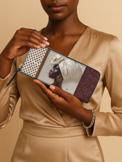 Ivory Luxe Slimline Zippy Wallet QR0XD595