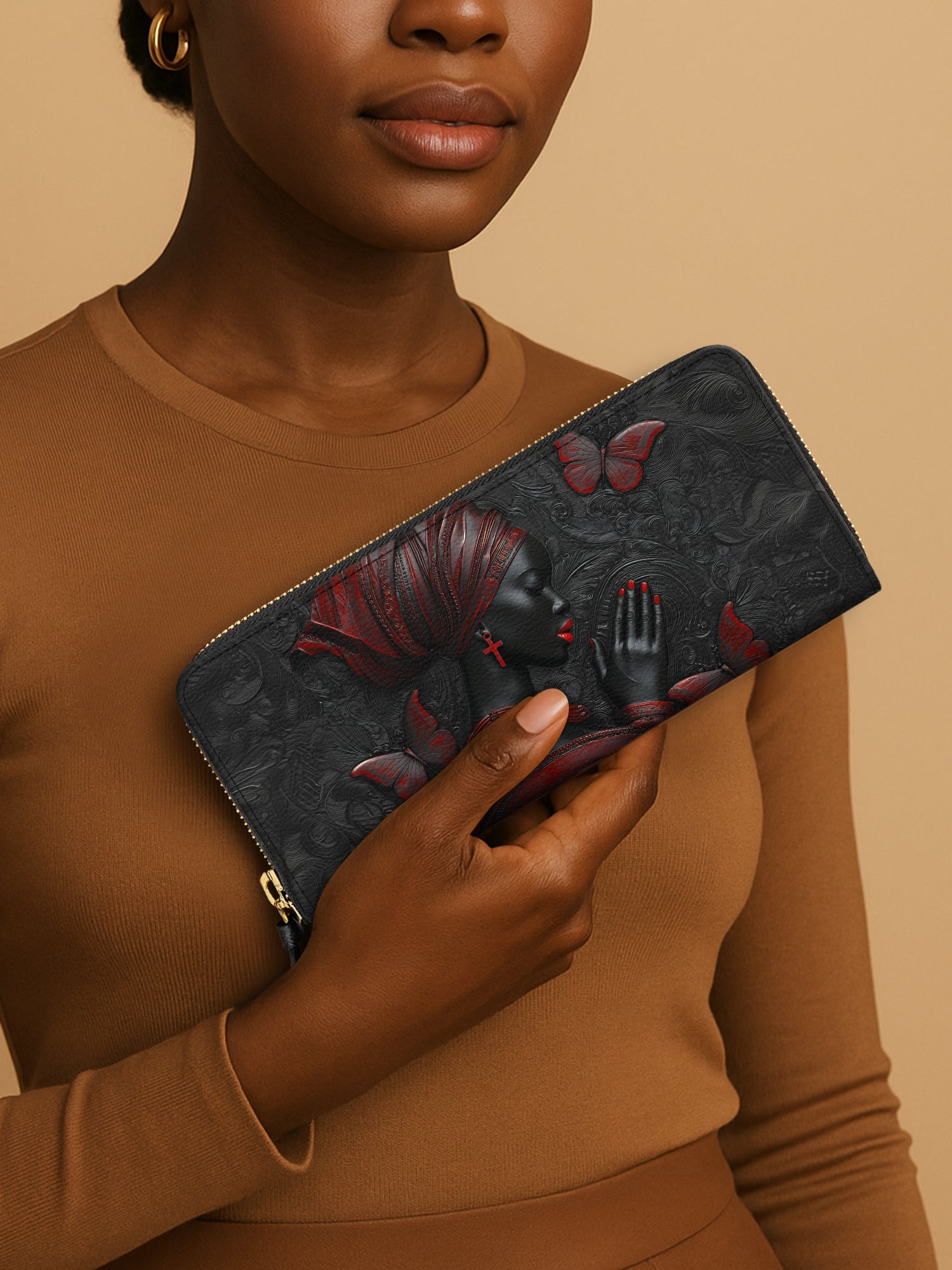 Sacred Roots Slimline Zippy Wallet QR0TD562