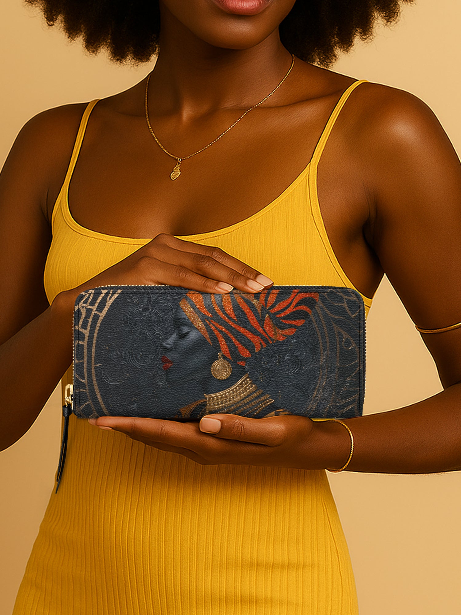Adinkra Essence Slimline Zippy Wallet QR0XD480
