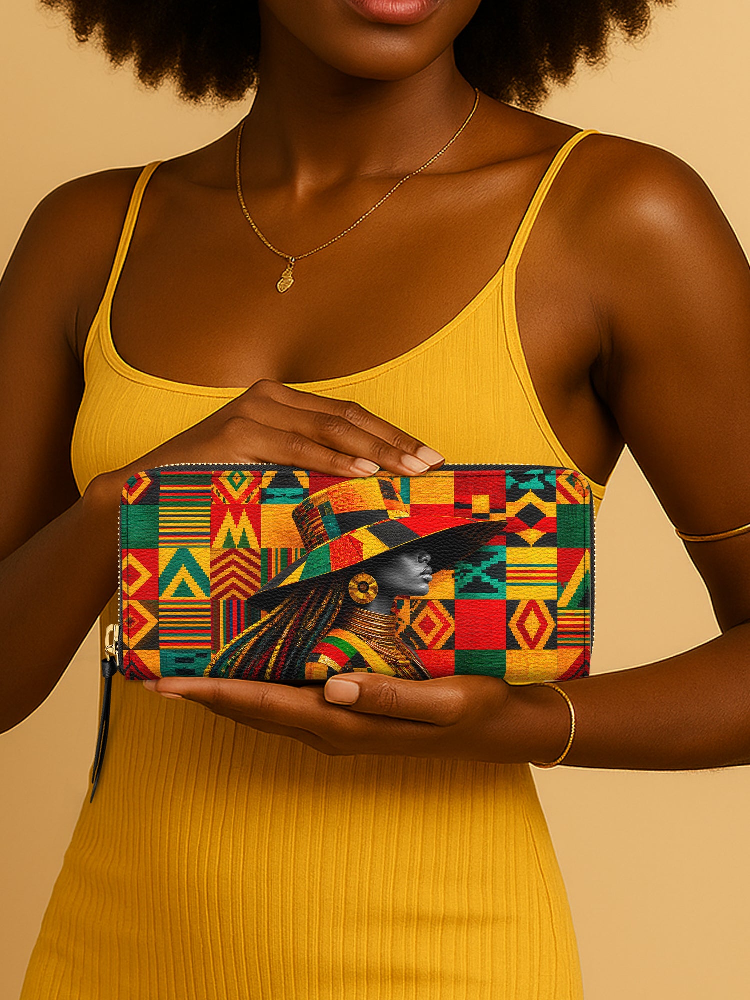 Kente Sovereign Slimline Zippy Wallet QR0TV276