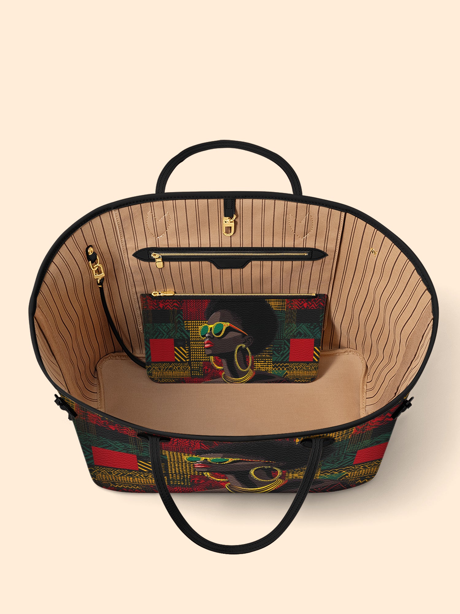 Golden Aura Classic Shopper Tote QR0XD366