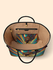 Golden Radiance Classic Shopper Tote QR0XD412