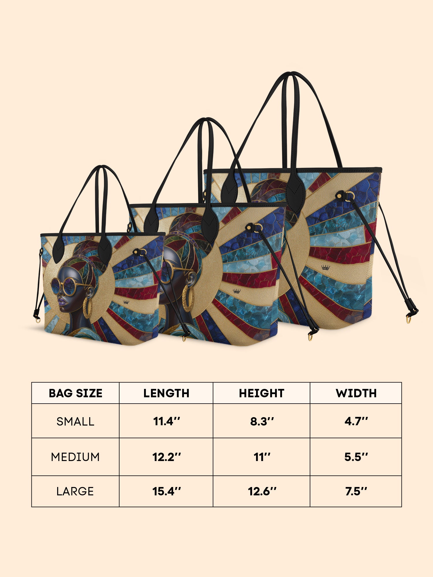 Stained Glass Diva Classic Shopper Tote QR0XD417