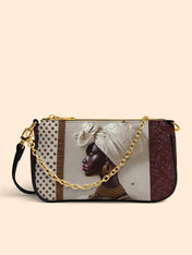 Ivory Luxe Classic Zip Pochette QR0XD582