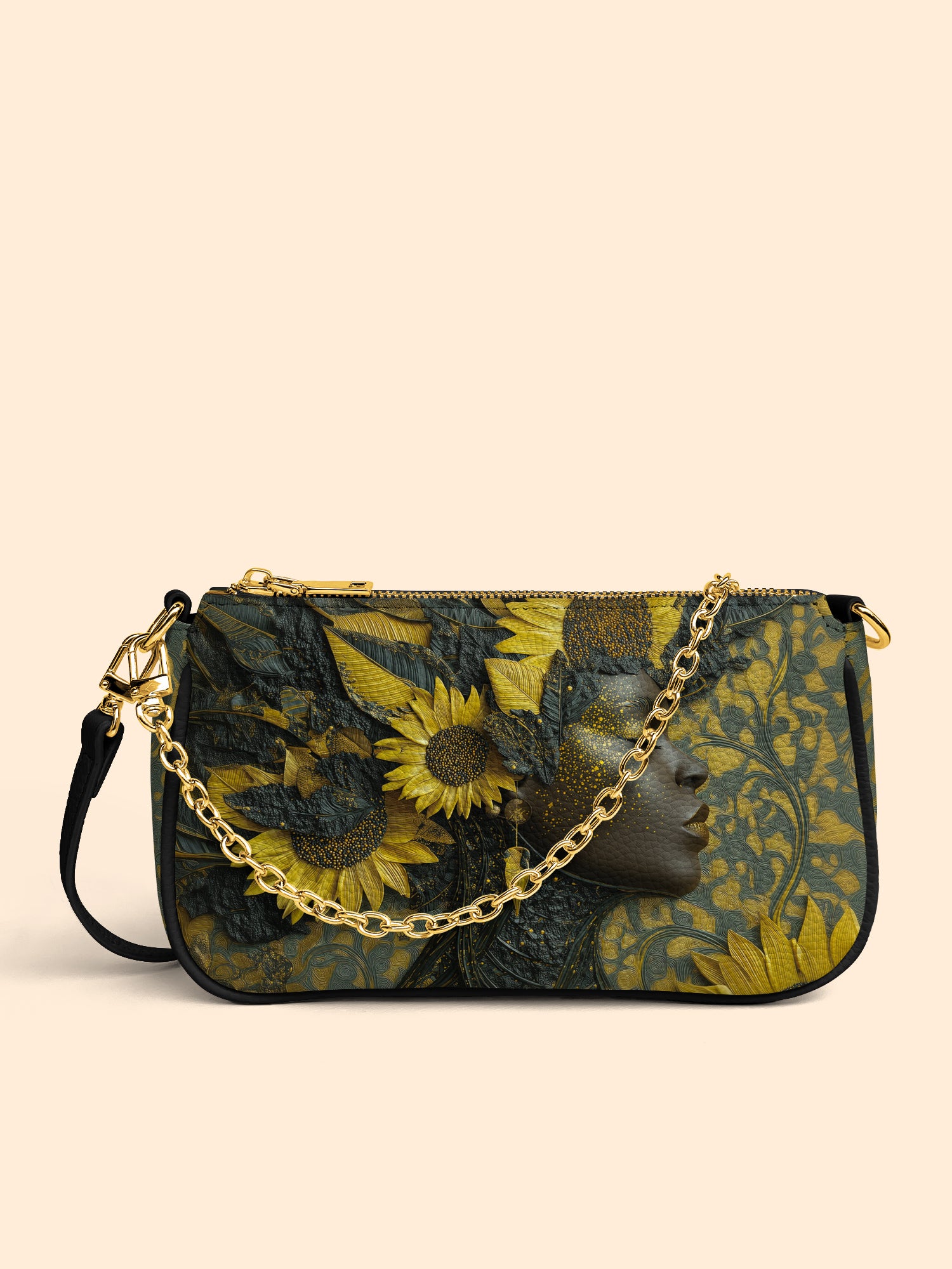 Sunflower Radiance Classic Zip Pochette QR0HH136