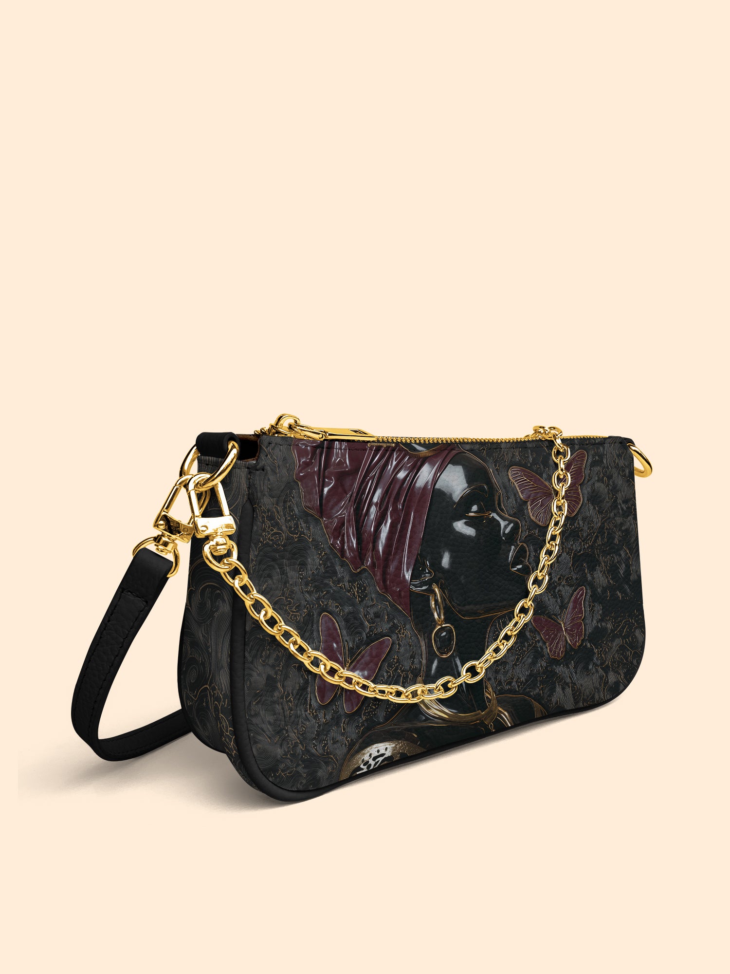 Belle Papillon Classic Zip Pochette QR0XD496