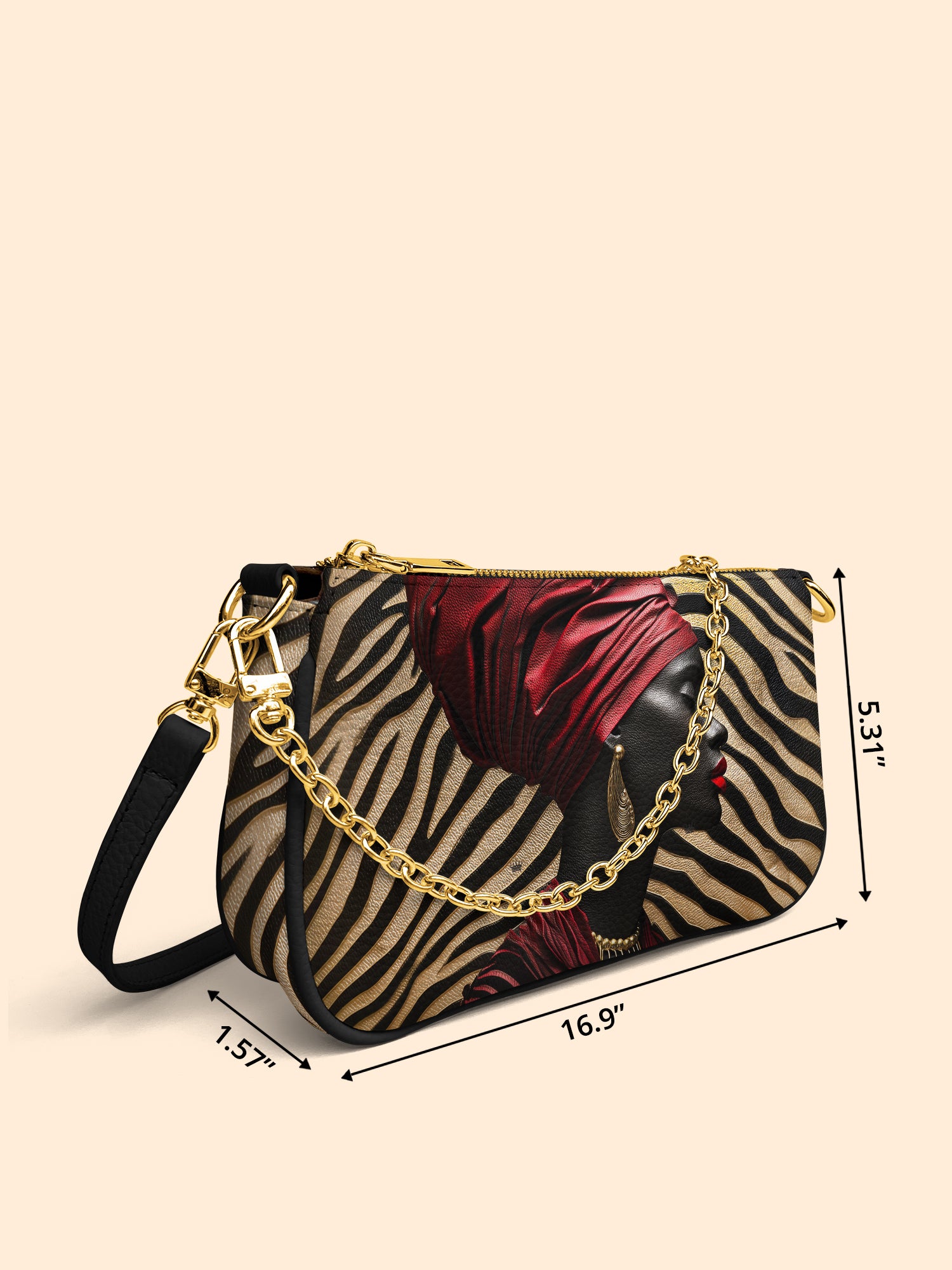 Crimson Reverie Classic Zip Pochette QR0TV132