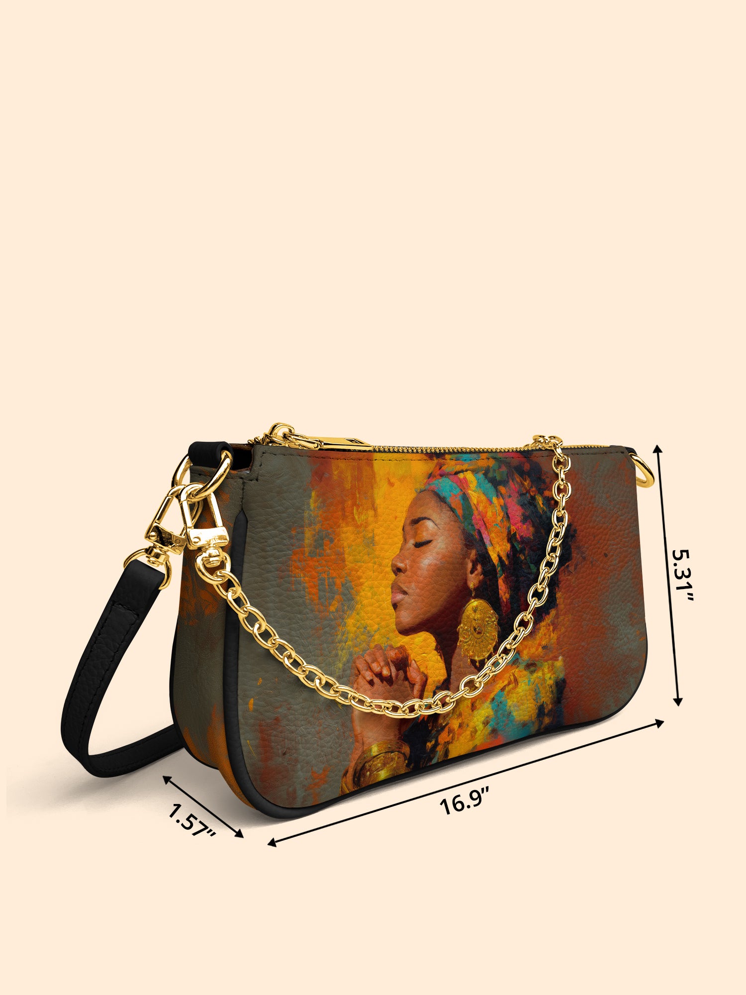 Soulful Prayer Classic Zip Pochette QR0HH094