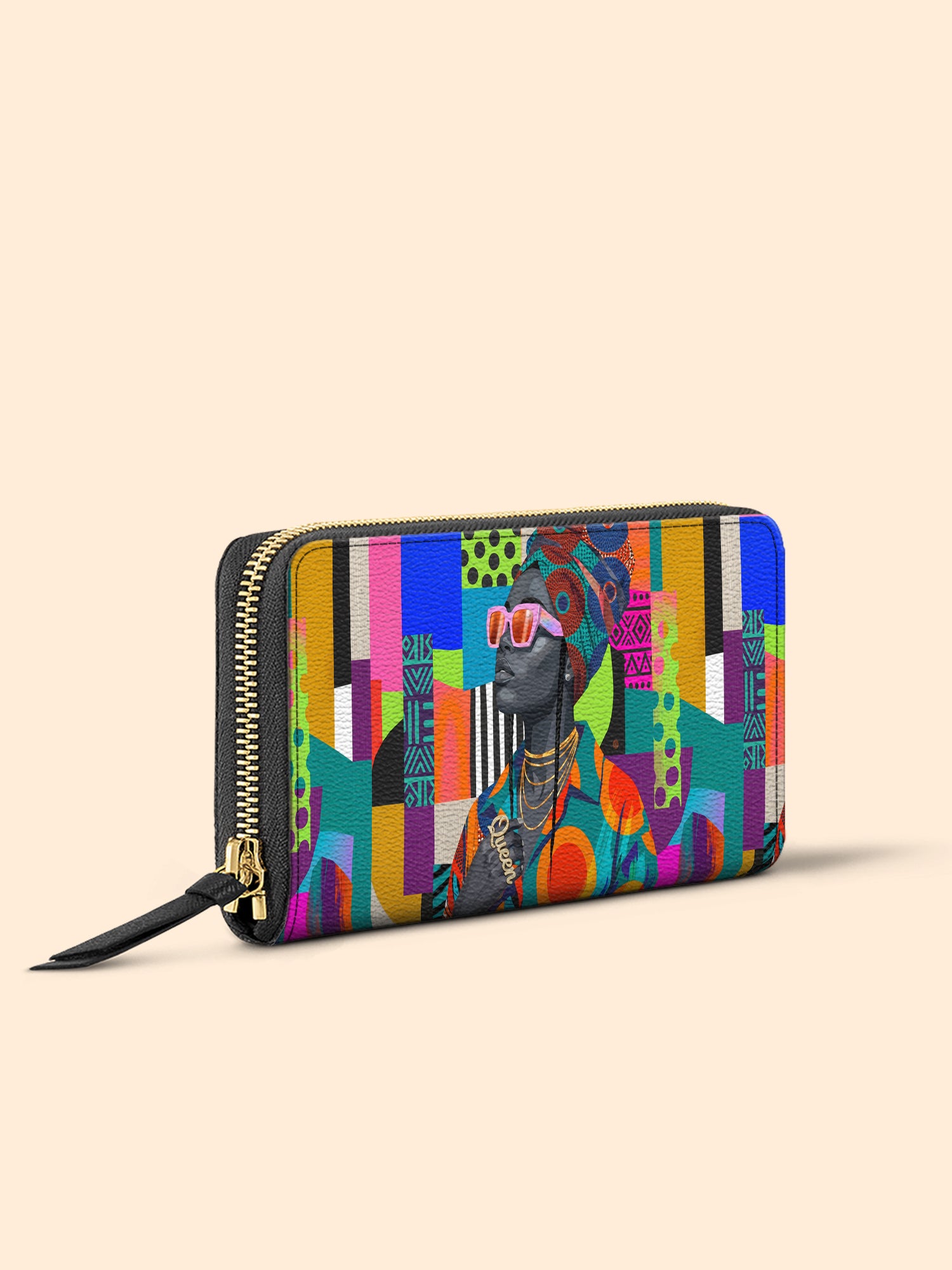Afro Reverie Slimline Zippy Wallet QR0TV274