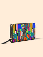Afro Reverie Slimline Zippy Wallet QR0TV274