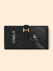 Crowned In Onyx Tab Closure Wallet