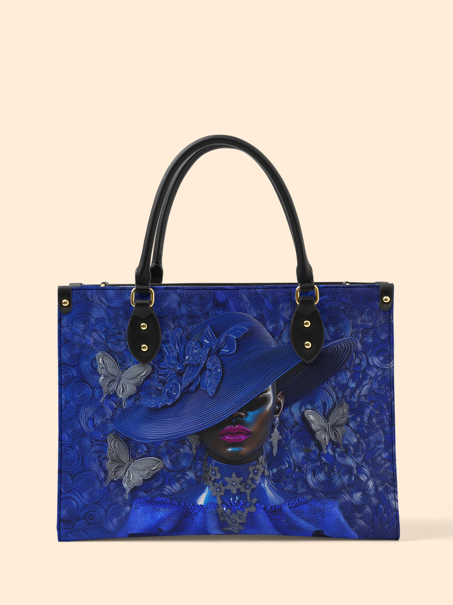 Faithful Halo Premium Leather Handbag QR0XD643