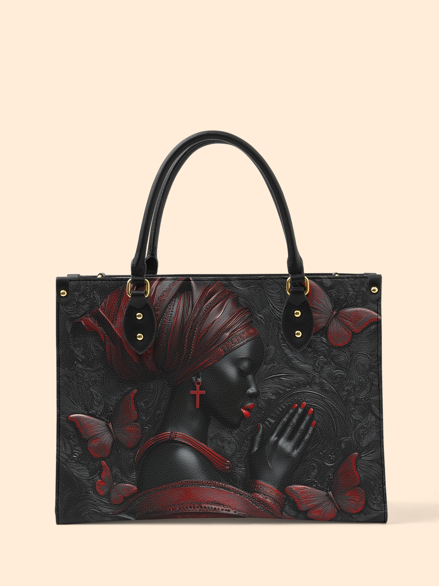 Sacred Roots Premium Leather Handbag QR0TD561
