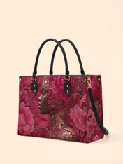 Peony Queen Premium Leather Handbag QR0HH129