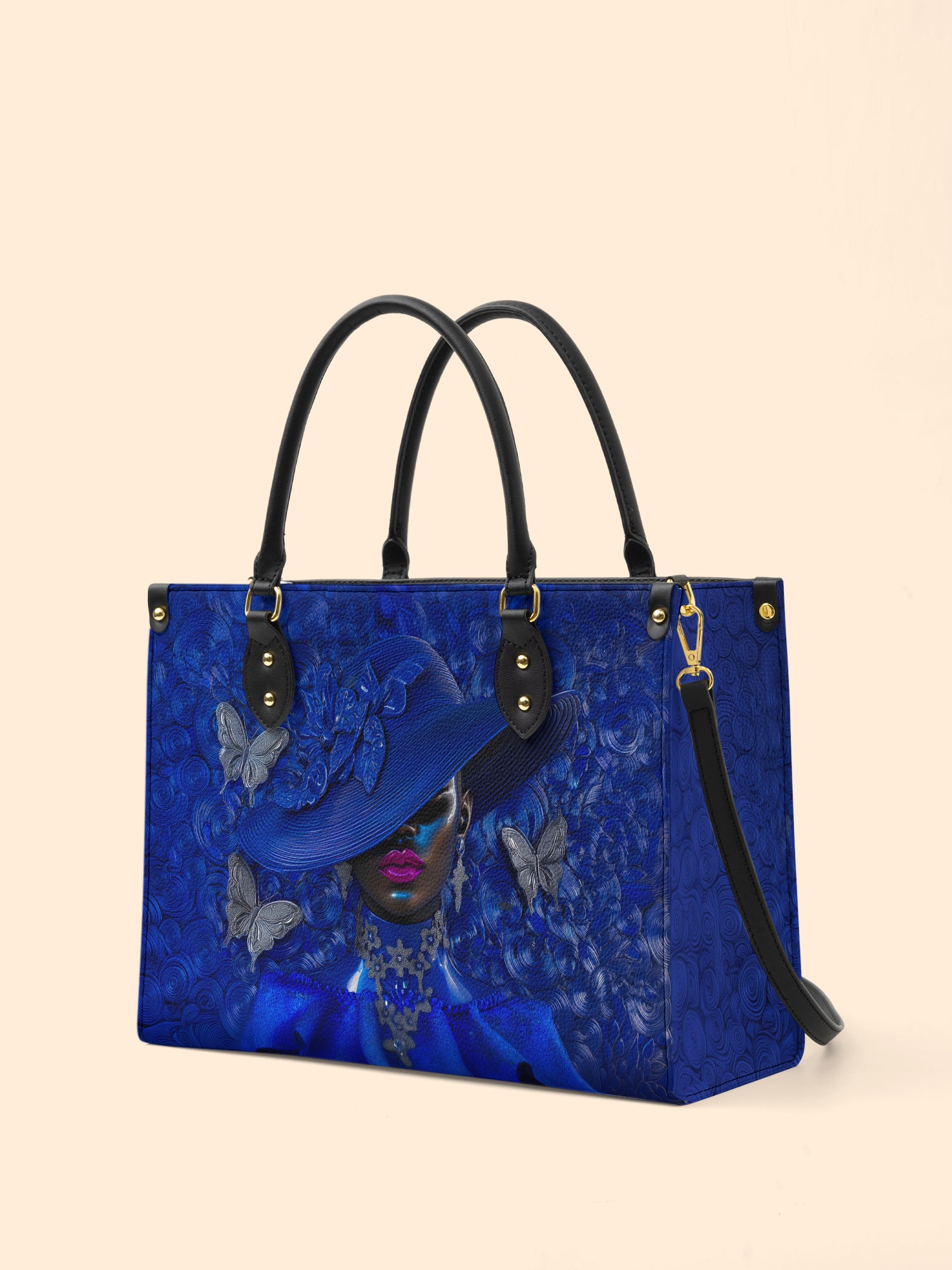 Faithful Halo Premium Leather Handbag QR0XD643