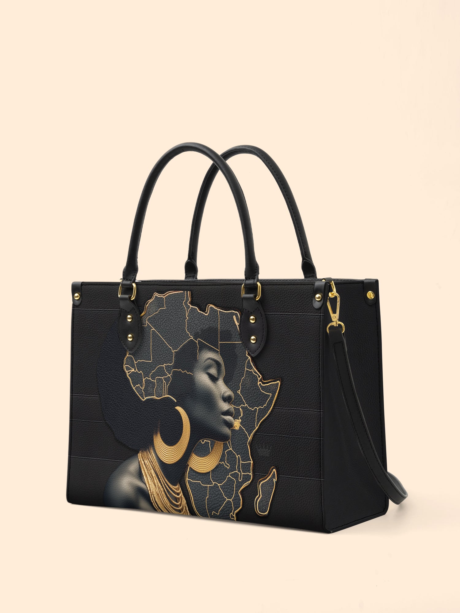 Africa Bound Premium Leather Handbag QR0TD174