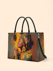 Soulful Prayer Premium Leather Handbag QR0HH089