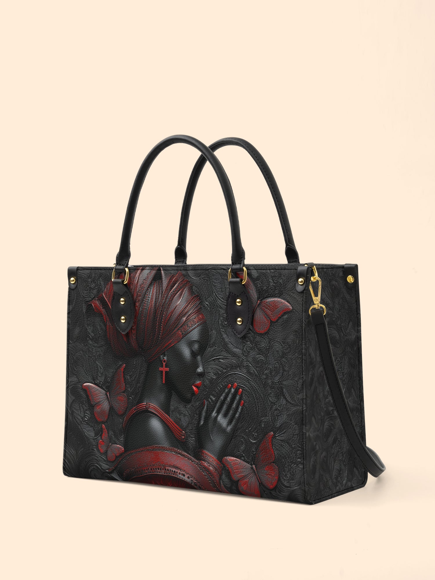 Sacred Roots Premium Leather Handbag QR0TD561