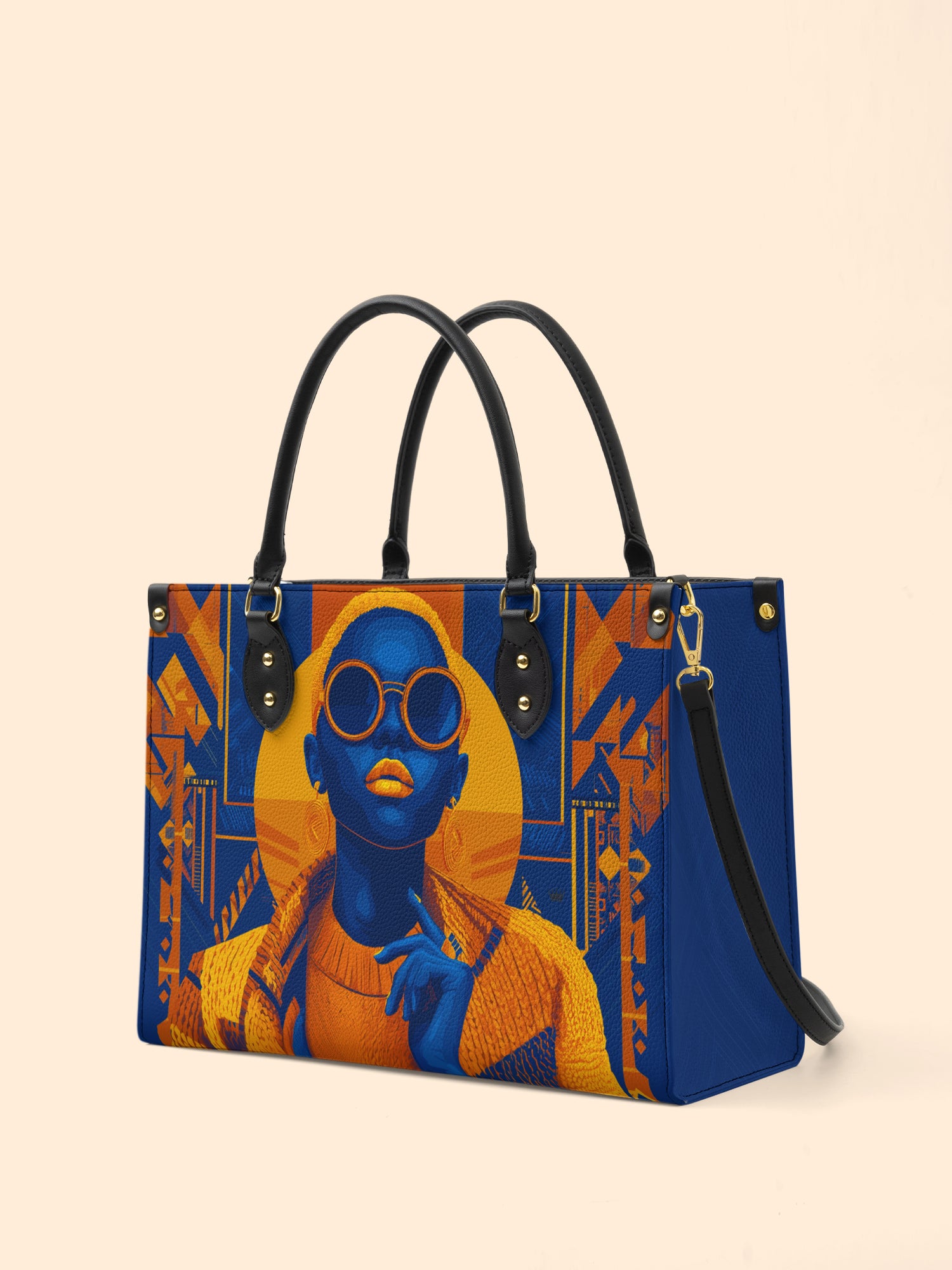 Fade Rebel Premium Leather Handbag QR0TD397