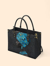 Myosotis Blossom Diva Premium Leather Handbag QR0XD335