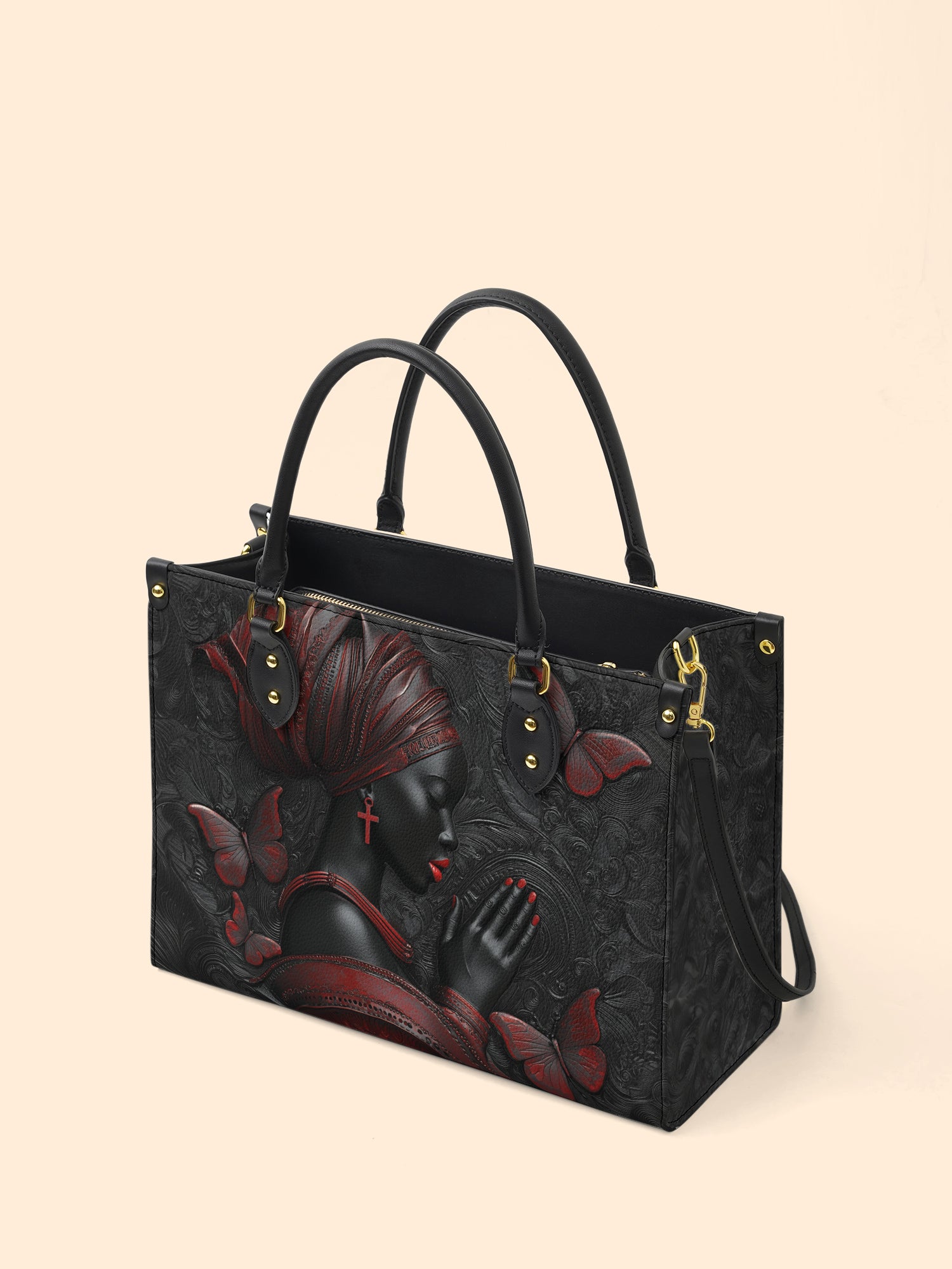 Sacred Roots Premium Leather Handbag QR0TD561