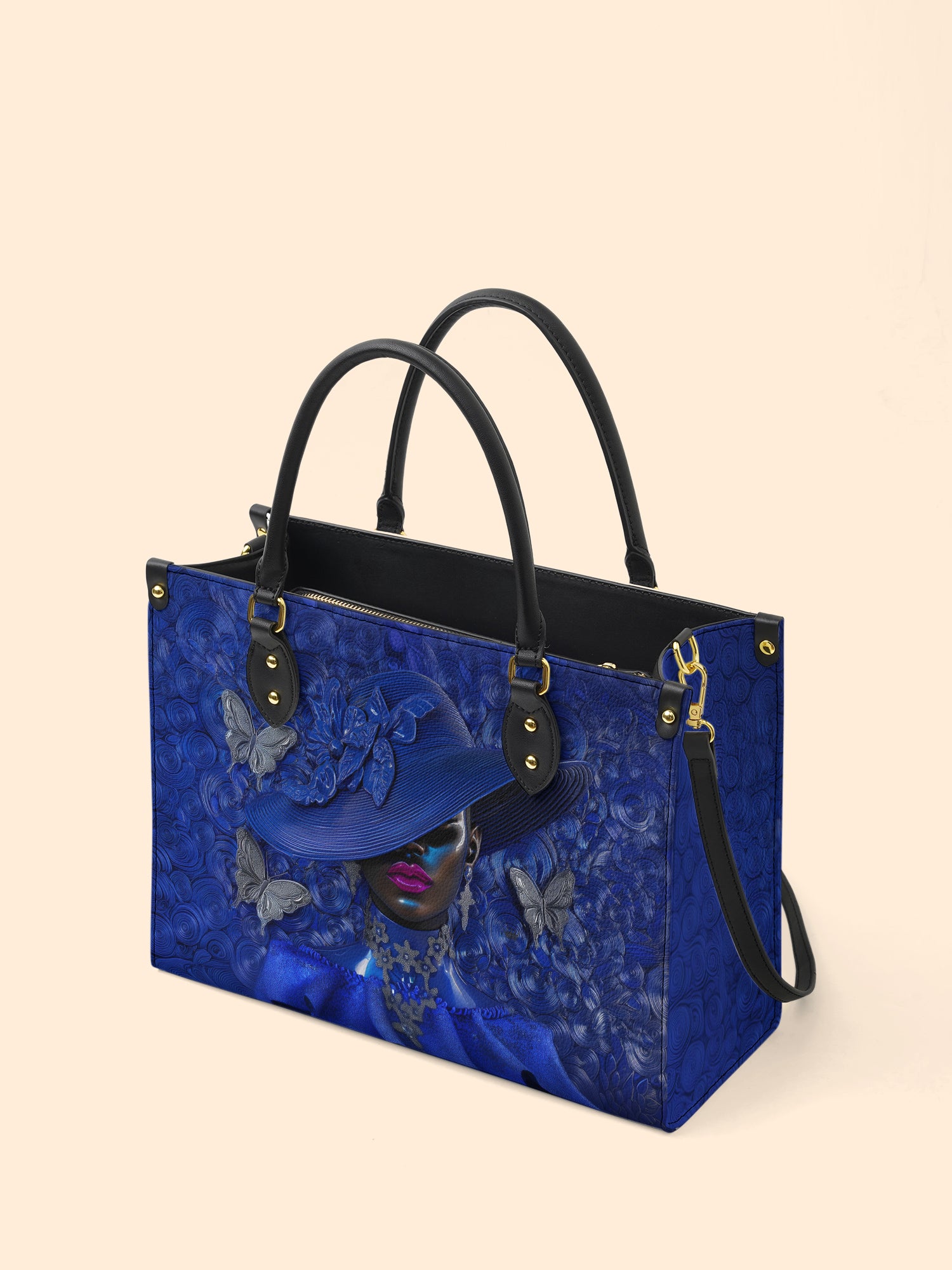 Faithful Halo Premium Leather Handbag QR0XD643