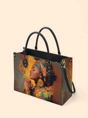Soulful Prayer Premium Leather Handbag QR0HH089