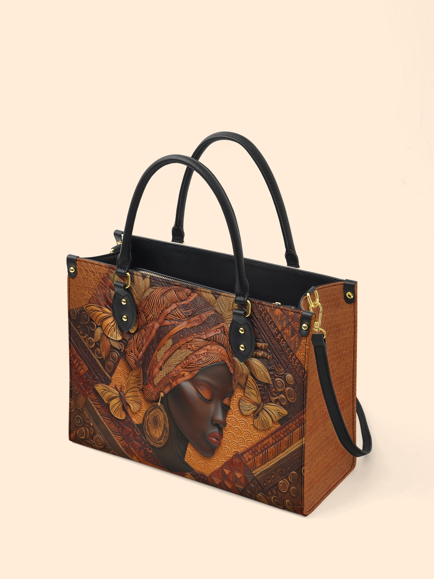 Ancestral Grace Premium Leather Handbag QR0TD624