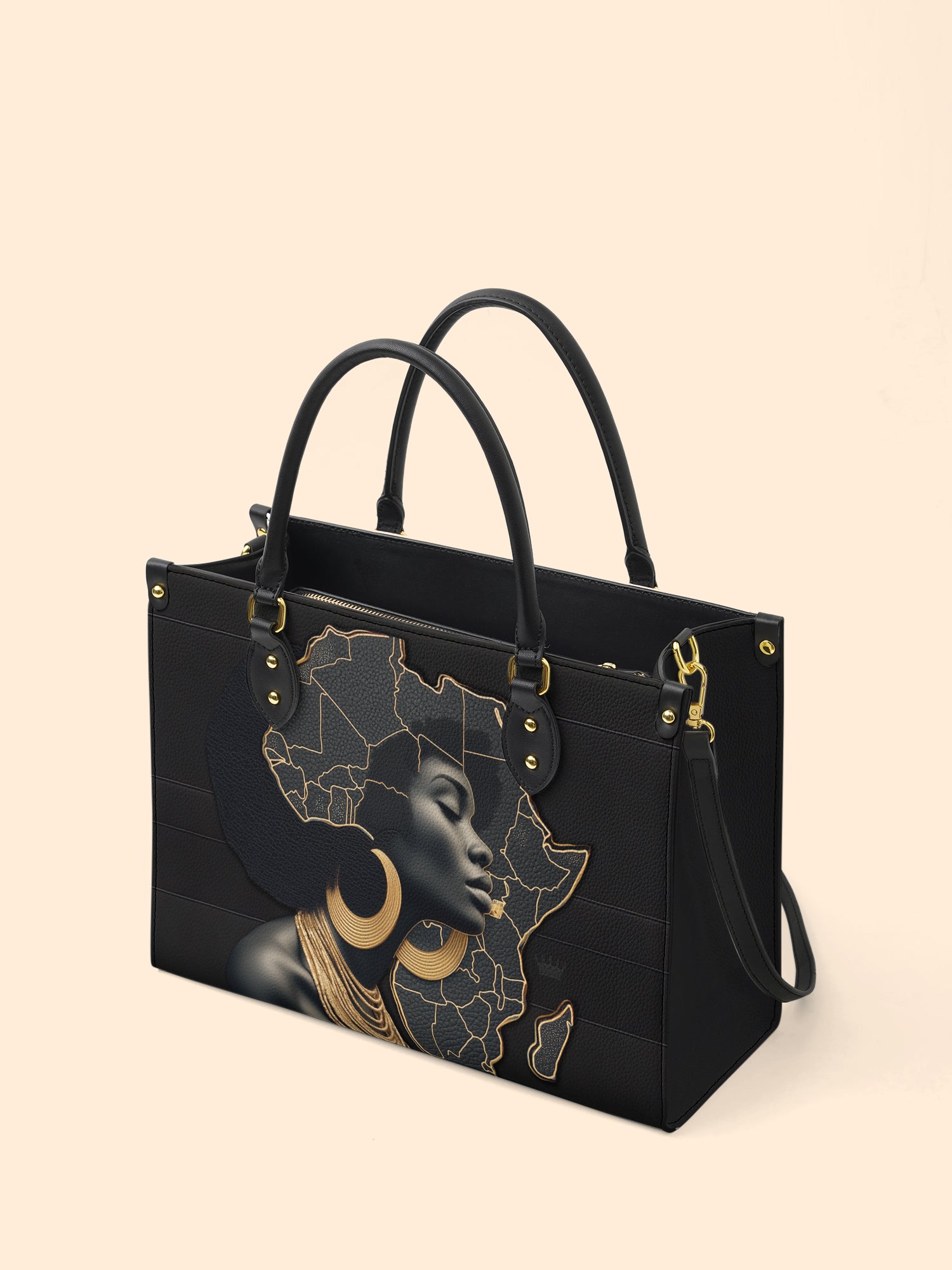 Africa Bound Premium Leather Handbag QR0TD174