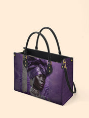 Aveline Noir Premium Leather Handbag QR0XD560