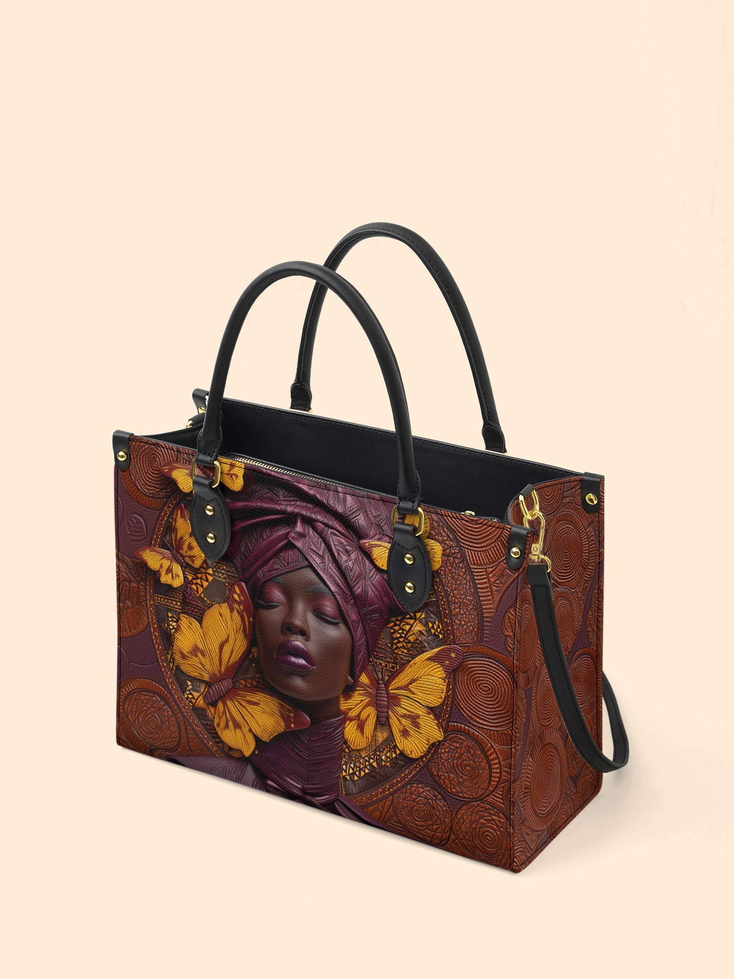 Legacy in Lines Premium Leather Handbag QR0TD630
