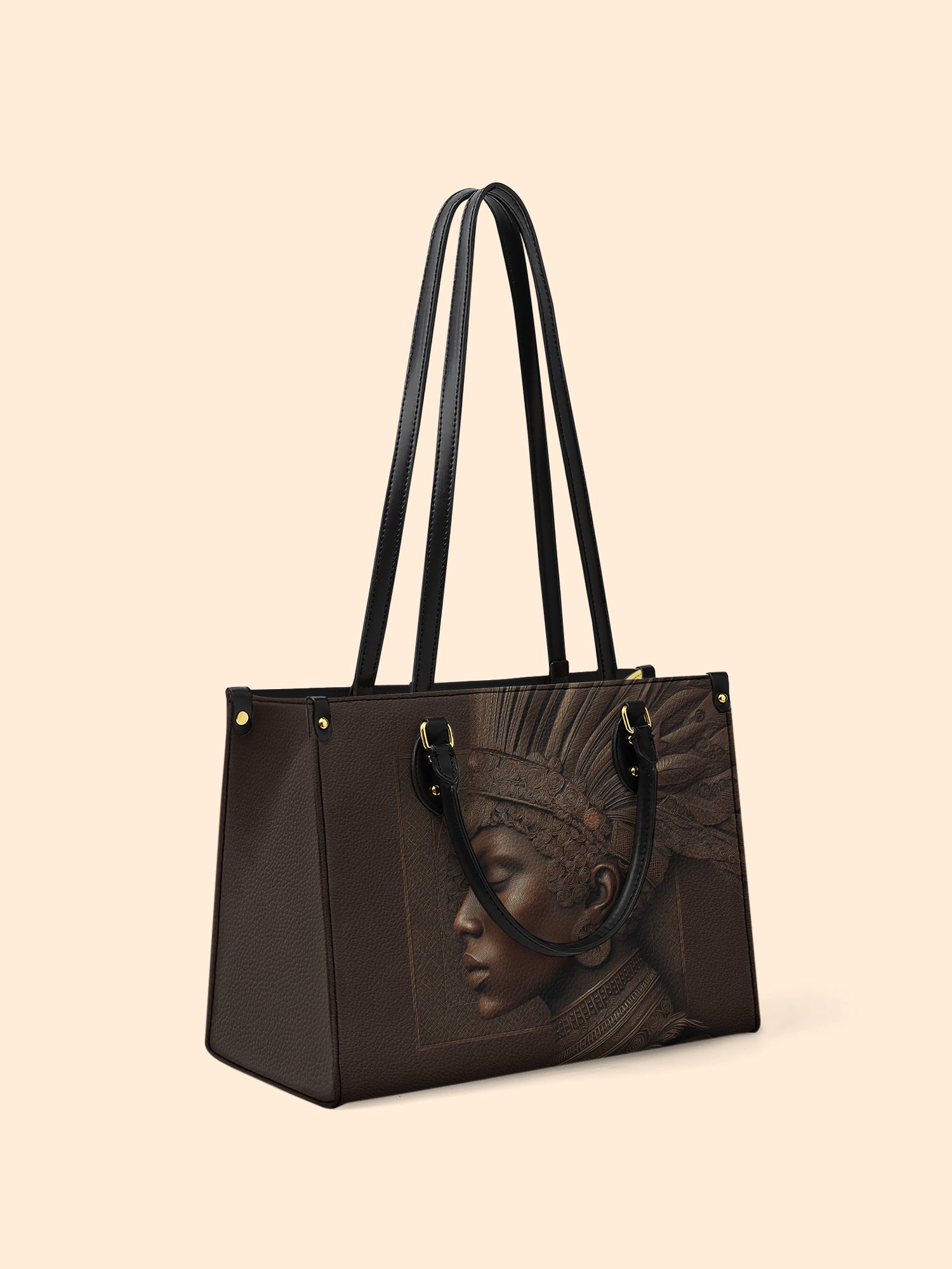 Back To Africa Premium Leather Handbag QR0XD411