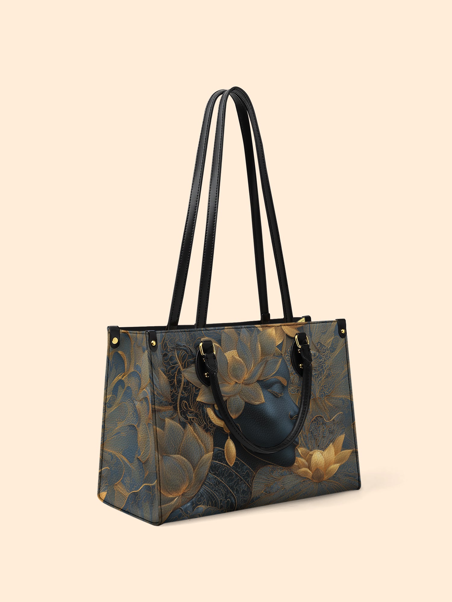 Lotus Grace Premium Leather Handbag QR0HH128