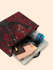 Rose Passion Premium Leather Handbag QR0HH130