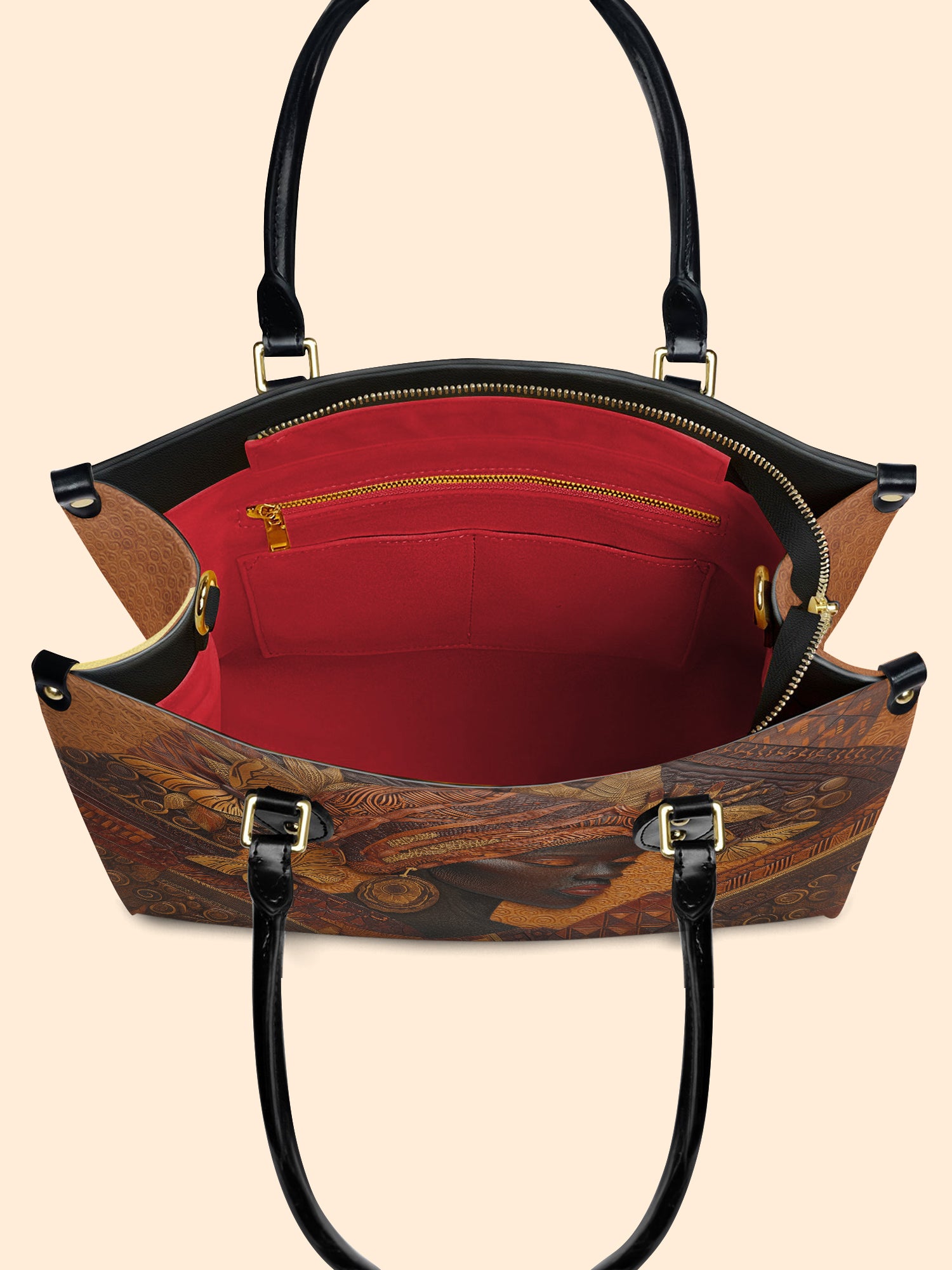 Ancestral Grace Premium Leather Handbag QR0TD624