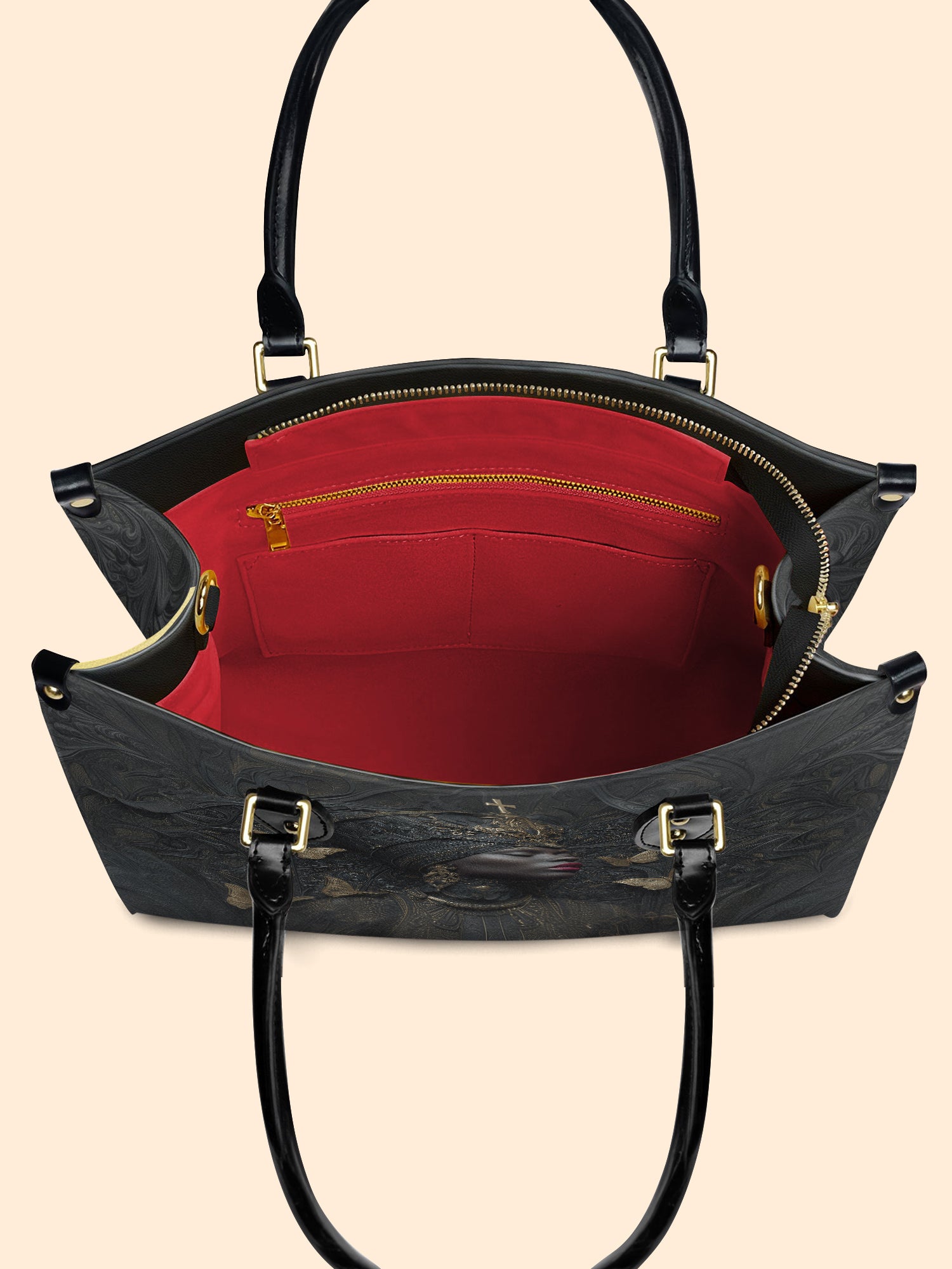 Celestial Ancestry Premium Leather Handbag QR0XD640