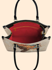 Golden Autumn Radiance Premium Leather Handbag QR0HH212
