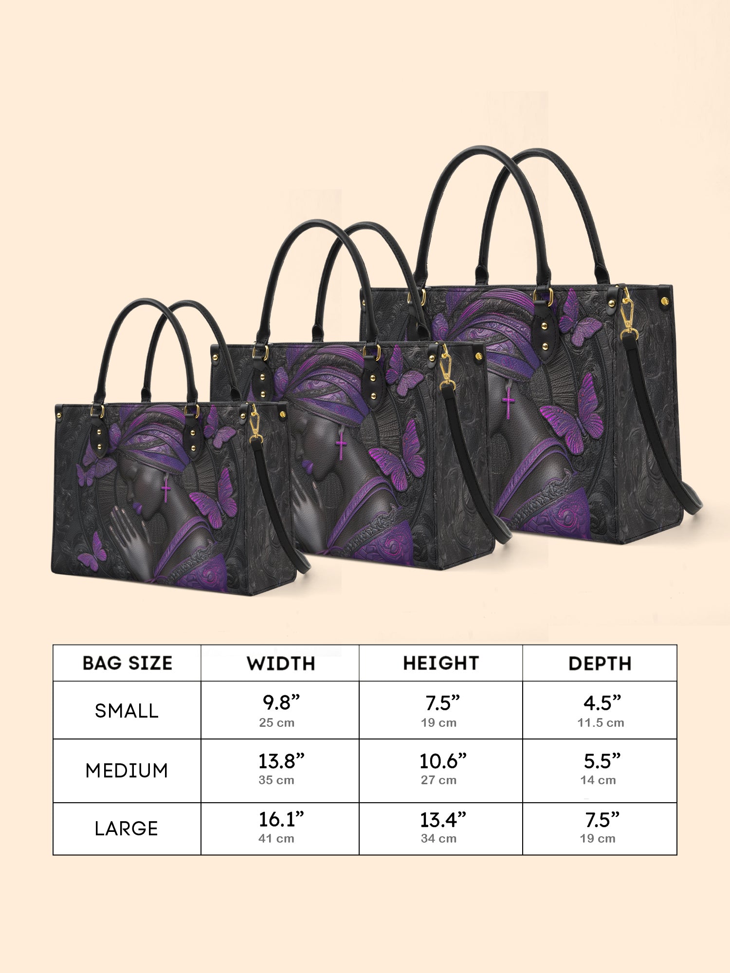 Faith Ancestral Premium Leather Handbag QR0TD559