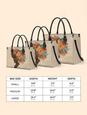Golden Autumn Radiance Premium Leather Handbag QR0HH212