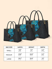 Myosotis Blossom Diva Premium Leather Handbag QR0XD335