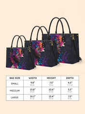 Amethyst Glow Premium Leather Handbag QR0TD223