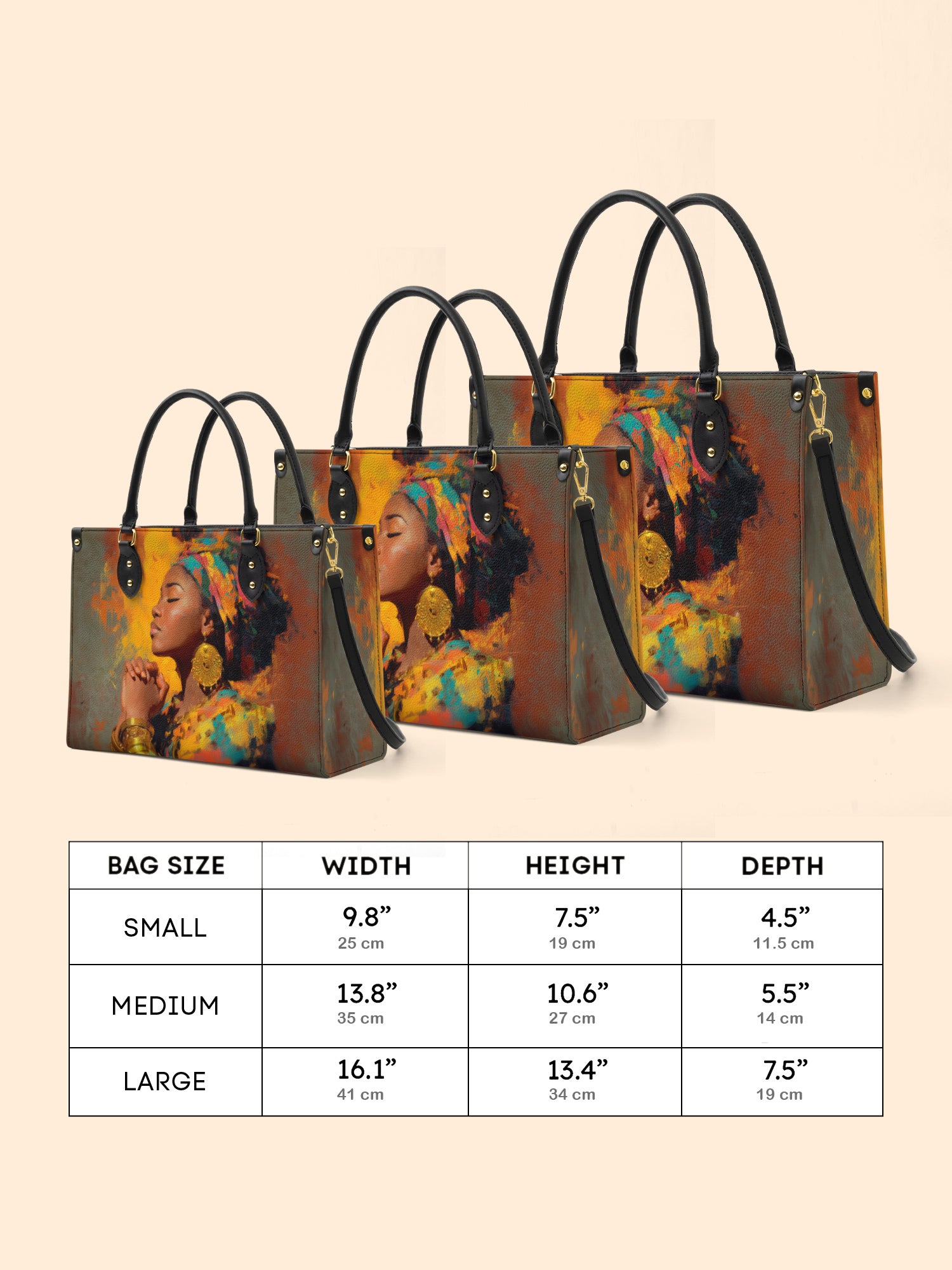 Soulful Prayer Premium Leather Handbag QR0HH089