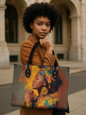Soulful Prayer Premium Leather Handbag QR0HH089